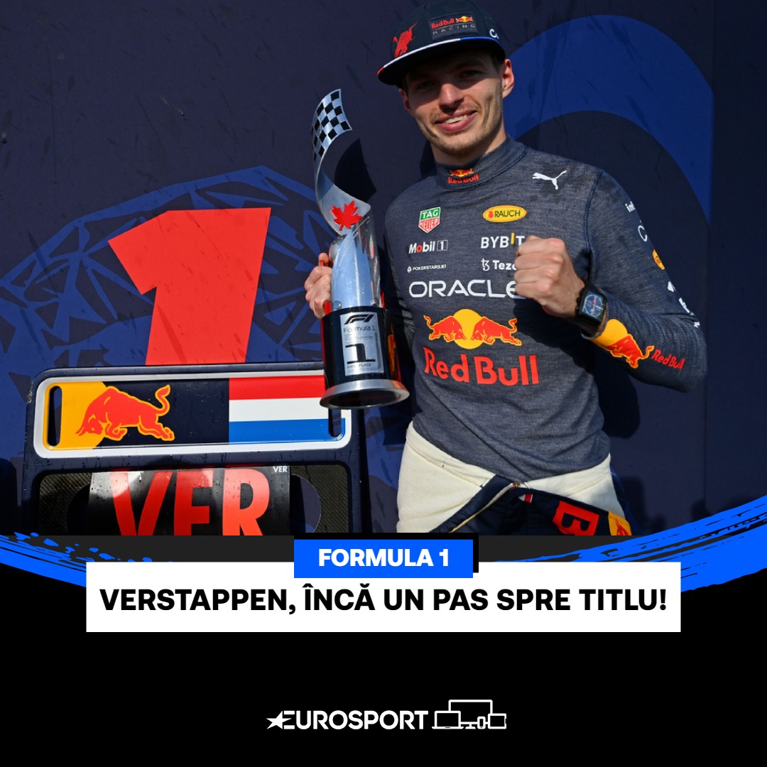 Max Verstappen tot mai aproape de titlul modial