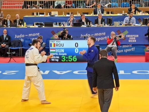Judoka orădean Alex Creț, medaliat la Campionatul European Under 23