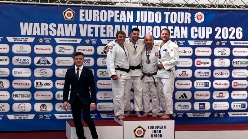 Aur și argint la Cupa Europeană de Judo Veterani de la Varșovia