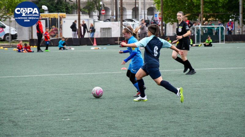 Copii s-au bucurat de fotbal în condiții speciale